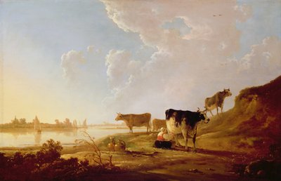 Kühe an einem Fluss von Aelbert Cuyp